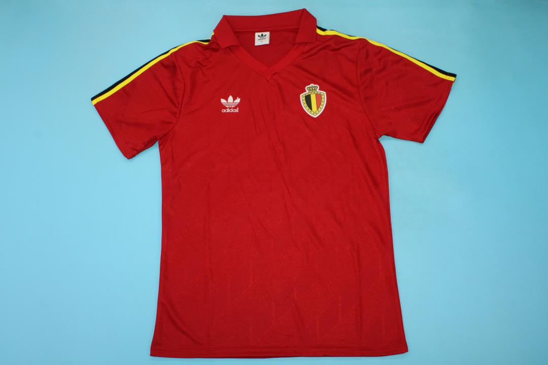 AAA Quality Belgium 1986 Home Soccer Jersey